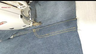 How To Sew A Fly Front Zipper Sewing.       Technique For Beginners.