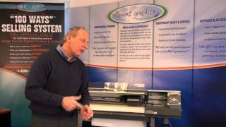 Skip Grant - Roland VP-300 printer demo