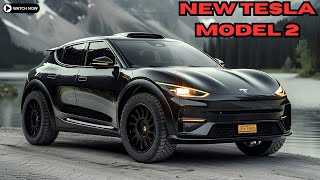 2025 Tesla Model 2 redwood First Look - Stunning Design and Surprising Details!