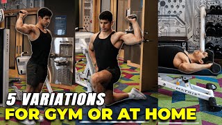 How to: Shoulder Abducted internal rotation | BEST GUIDE | 5 Variations for gym or at home