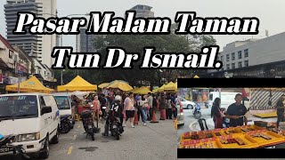 Kemeriahan Pasar Malam Taman Tun Dr Ismail.