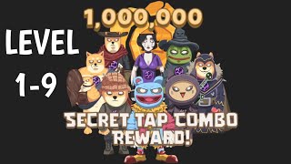 Memefi daily combo | July 29, 2024 | level 1-9 | 1,000,000 coins