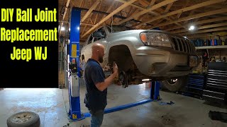 DIY How To Replace Ball Joints On 99-04 Jeep WJ Grand Cherokee. Do It In Your Driveway!