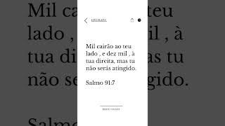 Mil cairão ao teu lado e dez mil mas tu não será atingido | @bertochaves