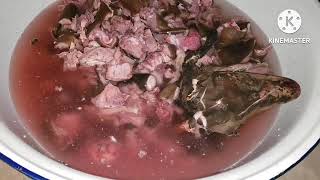 COOKING A BIG POT OF GOAT MEAT PEPPER-SOUP RECIPE/YAM PEPPER SOUP RECIPE / COOK WITH ME, VILLAGE VLO