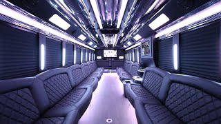 Luxury Limo Bus for 30-44 Guests by Cali Party Bus