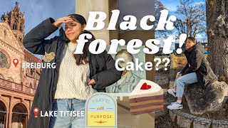 Travelling to the sunniest city in Germany 🔆 🦆 | Trying the OG Black forest cake 🍰 | der Schwarzwald