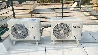 Complete Video of  CHiQ AC Out door Installation on the Roof