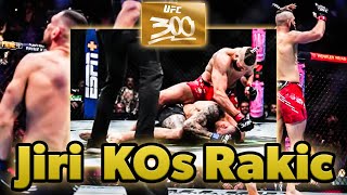 UFC 300: Jiri Prochazka  KOs Aleksandar Rakic