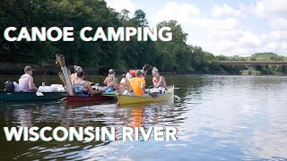 Canoe Camping On The Wisconsin River