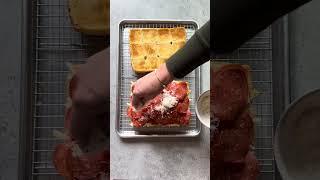 Perfect Pizza Sliders #foodblogger #shortvideo #pizzasliders