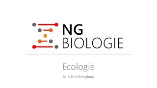 Ecologie - de stikstofkringloop - HAVO/VWO