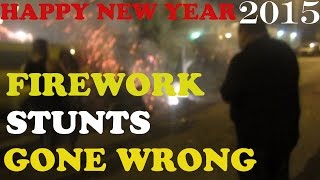 FIRE WORK STUNTS GONE WRONG!