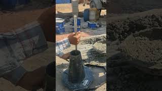 Slump Test | Checking of Concrete Slump at Site #civil #construction #building #concrete