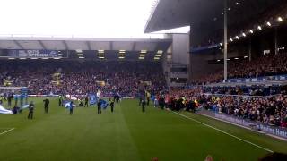 EVERTON v MAN UTD BUILD UP TO KICKOFF 20th april 2014