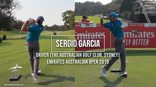 Sergio Garcia Golf Swing Driver (DTL & FO views), Emirates Australian Open (Sydney), December 2019.