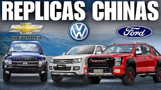 Mejores  PICK UPS CHINAS COPIAS de MARCAS FAMOSAS 2024