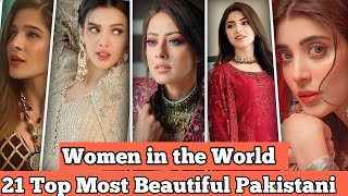 21 Top Most beautiful Pakistan women in The world #youtube #viral #actress