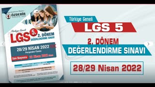 ÖZDEBİR LGS 5 SORULARINI ÖĞRENCİMLE YORUMLADIK