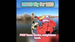 BARBIE Rig for BASS #shorts #fishing #bass #kayakfishing #barbie