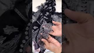 Armani Premium Mariya B Black diamond 💎 Fabric details on video 📹 Single 6200+$ 9582138114