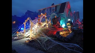 A few Halloween decorated houses in Tacoma