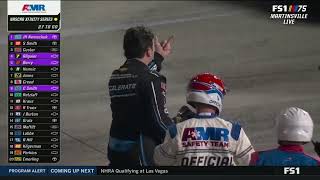 SAM MAYER FLIPS OFF RYAN TRUEX - 2023 CALL811.COM BEFORE YOU DIG 250. NASCAR XFINITY SERIES