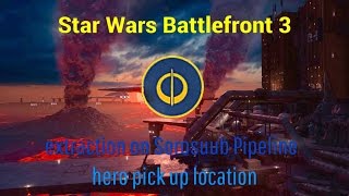 Star Wars Battlefront 3 - extraction on Sorosuub pipeline | hero pick up locations