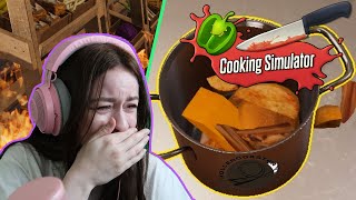 Recreating Rollercoaster Restaurant dishes using Cooking Simulator but I ruin everything