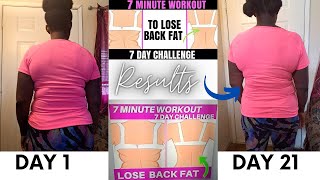 Do this for 21 days and look into the mirror | How I LOST BACK FAT IN 21 days