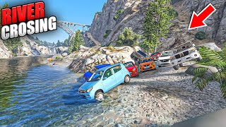 Indian Car River Crossing Challenge 💪 | GTA 5 गेमप्ले वीडियो