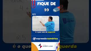 Me falaram que Expressão Numérica é difícil. Verdade? #expressaonumerica #matemática #dica