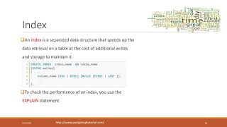 Lec 3.6 Index and View in #SQL #datamining