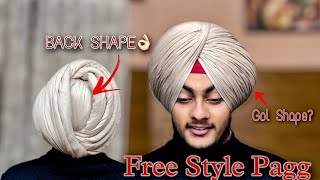 Free Style Pagg || Back shape || Sardar Gagandeep Singh