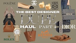 Designer Dupes Part 4 | Rolex Hermes Dior Chanel Loewe Polene finds from Target and Amazon