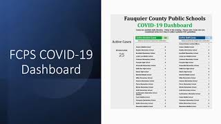 FCPS COVID 19 Dashboard