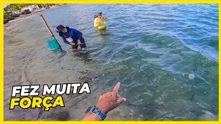 Foi peixe um atrás do outro! Nessa pescaria a gente fez a festa com os peixes