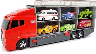 13 Type Tomica Cars ☆ Open Tomica and place it on big Okatazuke convoy!