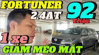 FORTUNER 2.4 DẦU GIẢM MÉO MẶT ĐẨY HÀNG. Tiết kiệm 92 TRIỆU