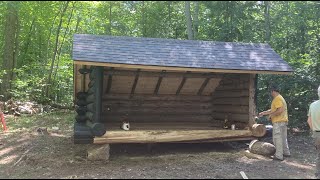 Lean2Rescue Lower Saranac Lake Campsite 4 - August 2022   (the day after the "Bag of Hammers" left)