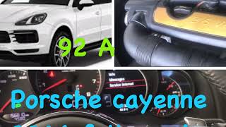 Porsche cayenne/92A/Full service