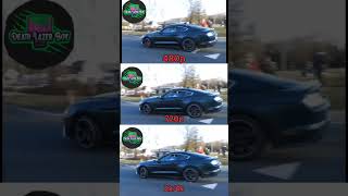 420p Vs 720p Vs 2k/4k Mustang spin out