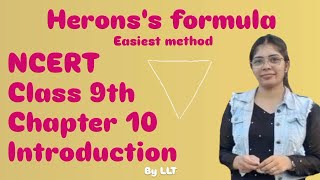 Herons's formula  class 9th ch-12th,intro,#LLT #greenboard #mkr