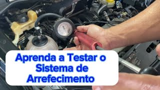 Como testar o sistema de arrefecimento do motor (vazamento de água)