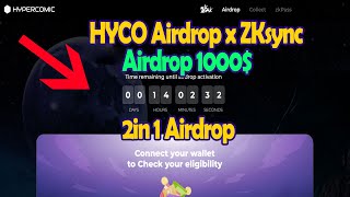 HYCO Airdrop | ZKsync NFT | hurry up | ZKsync Airdrop #Airdrops #HYCO