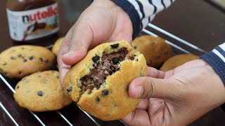 Chocolate Chip Nutella Cookies