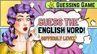 GUESS THE ENGLISH WORD! I ENERGIZER I ICEBREAKER- ESL GAME I Guess the Word Game