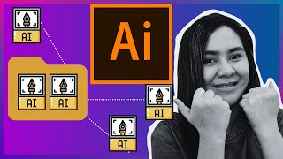 How To Ungroup And Group Layers In Adobe AI -  Illustrator Grouping Layers Tutorial For Beginners