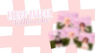 Berry Avenue Toddler Outfit Codes | Berry Avenue | sugarystells