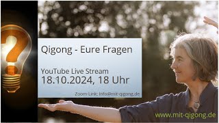 Livestream: Qigong -  Eure Fragen - u.a. zu Übungen bei Reizempfindlichkeit und Crashs